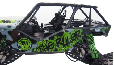 22217 CRAZY-CRAWLER 1:10 4WD RTR LED 1/2prop grün
